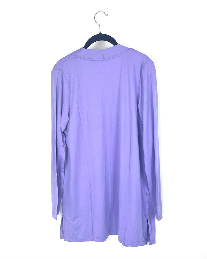 Lavender Loungewear Cardigan - Small and Medium