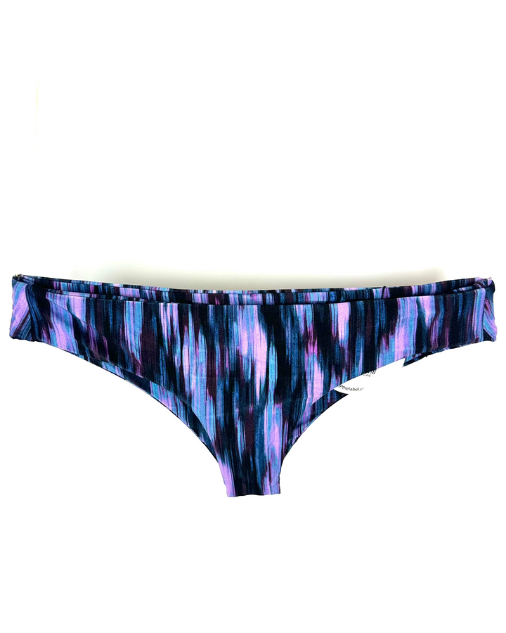 Blue & Purple Low Rise Bikini Bottom -XS and XXL