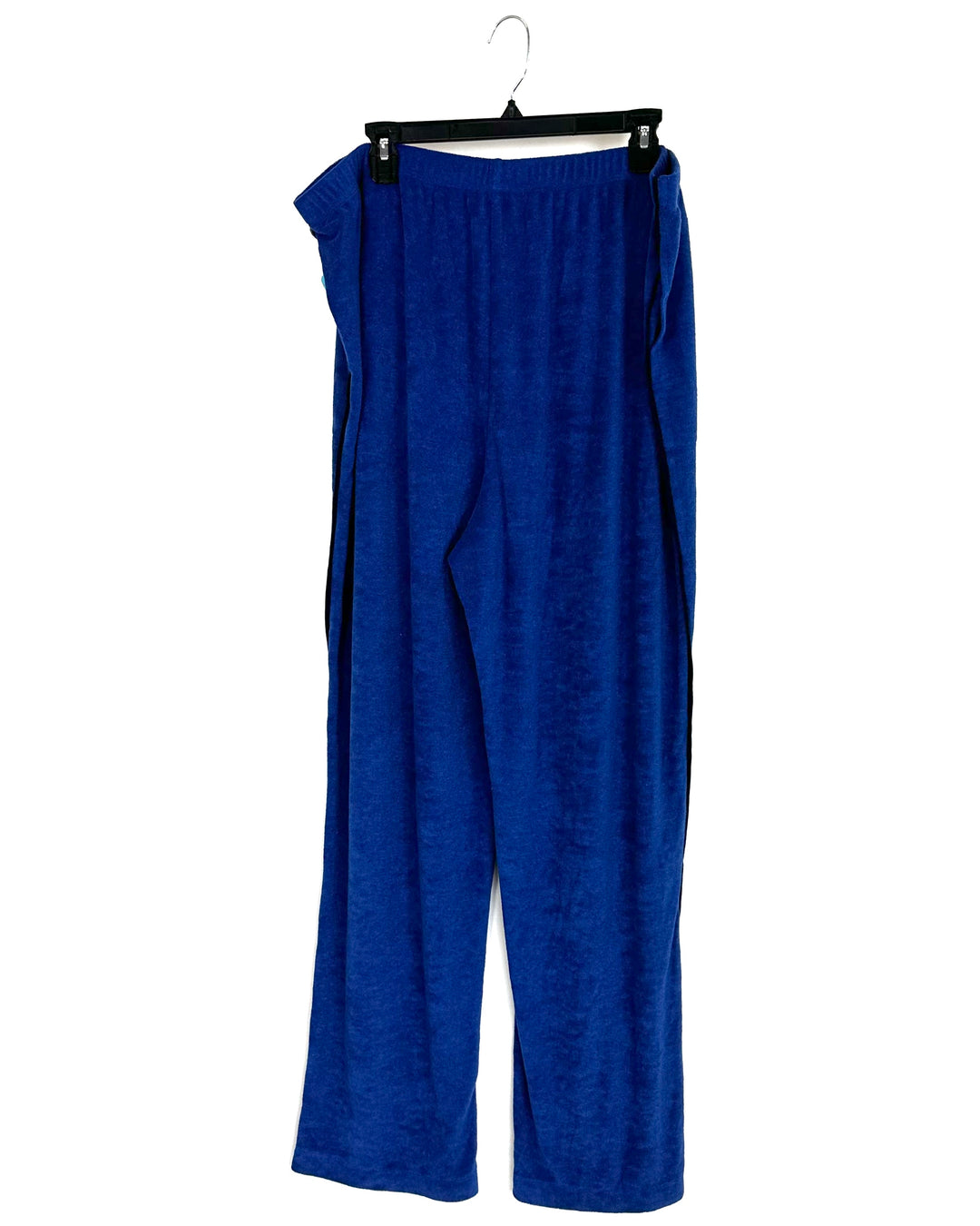 Blue Terry Cloth Pants - 1X