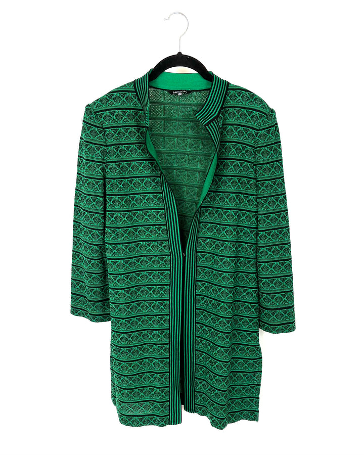 Green And Black Jacket - Size 2-4