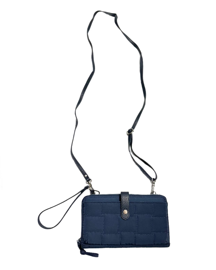 Navy Blue Wallet/Wristlet/Crossbody Bag