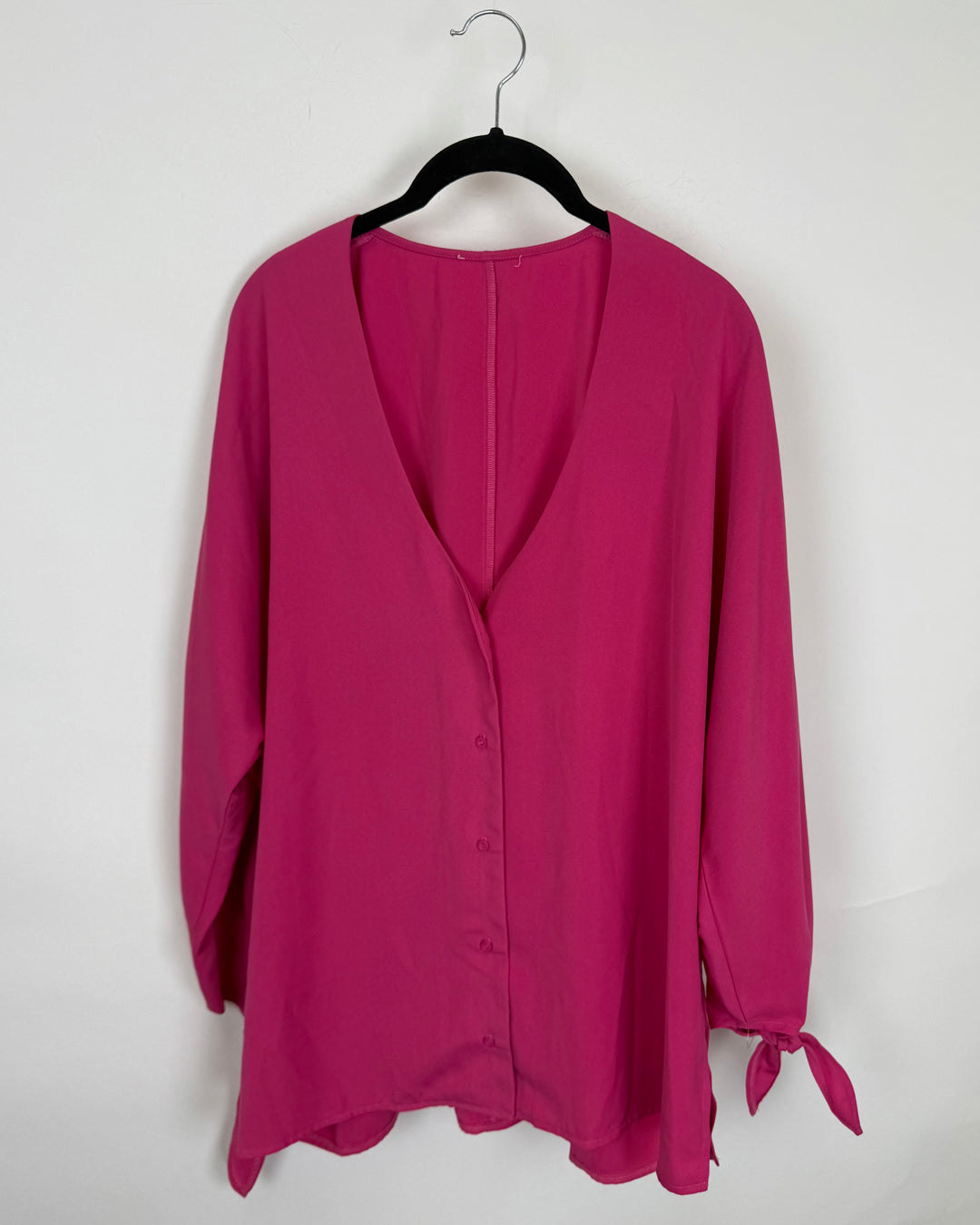 Dark Pink Blouse - Size 12/14