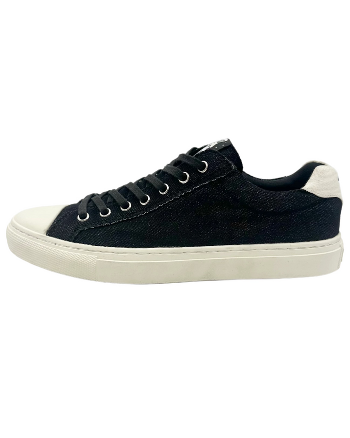 MENS Black Denim Sneaker - Size 7.5