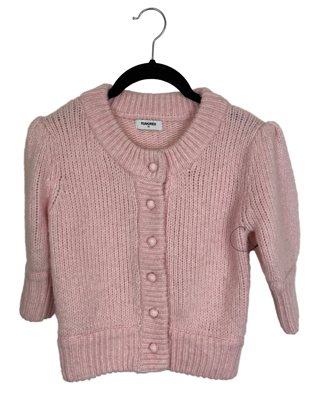 Light Pink Knit Sweater Top - Size 0/2