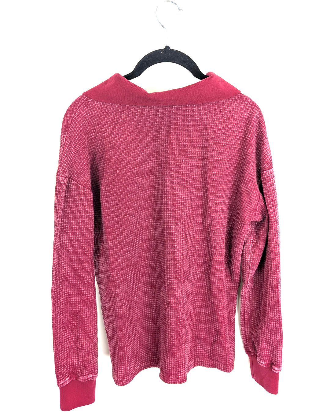 Magenta Quarter Zip Top- Small