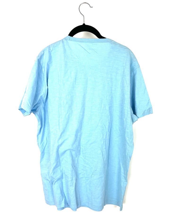 MENS Light Blue Goldfish T-Shirt - Medium