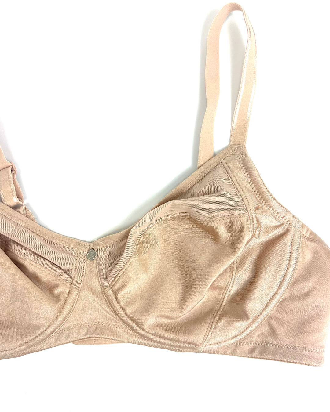 Shiny Sand Colored Wireless Bra - 34B, 34C and 38C