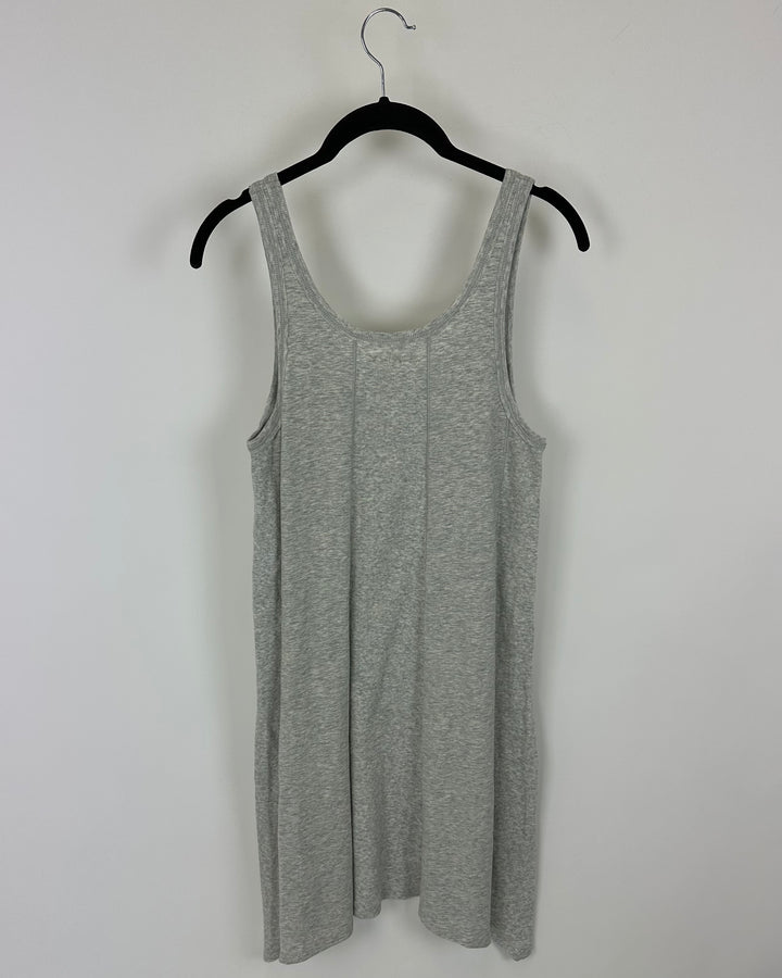 Grey T-Shirt Dress - Size 4-6