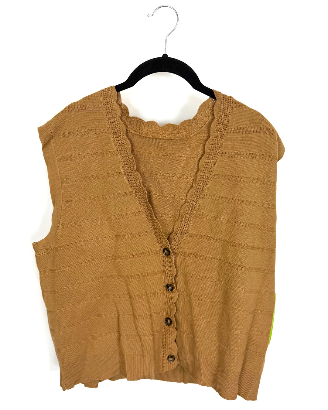 Brown Knit Vest - Size 10/12