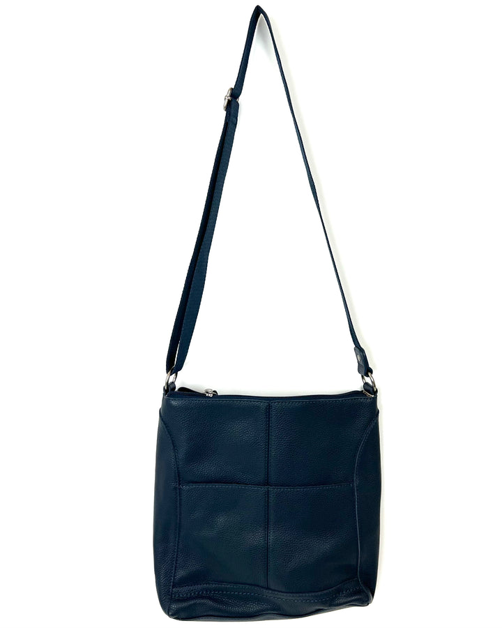 Blue Leather Crossbody/Shoulder Bag