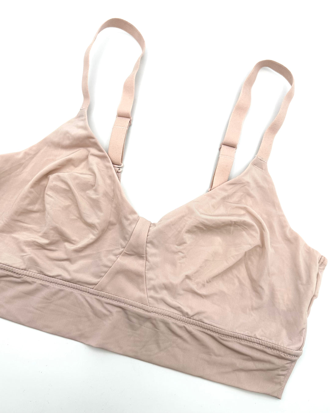 Ballet Pink Unlined Bralette - Medium