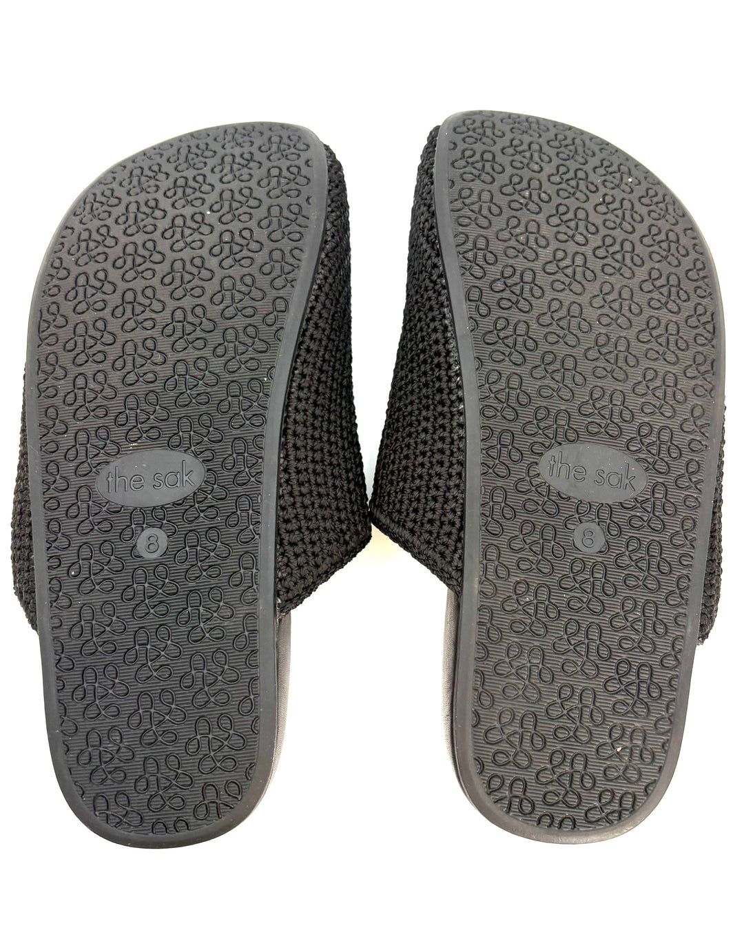 Black Crochet Clogs - Size 8, 9, 10, 11