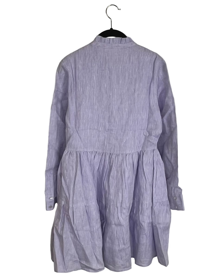 Light Purple Linen Dress - XS, S, M, L, XL
