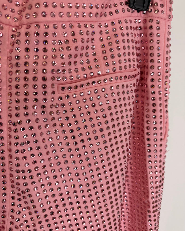 Pink Rhinestone Pants - Size 2/4