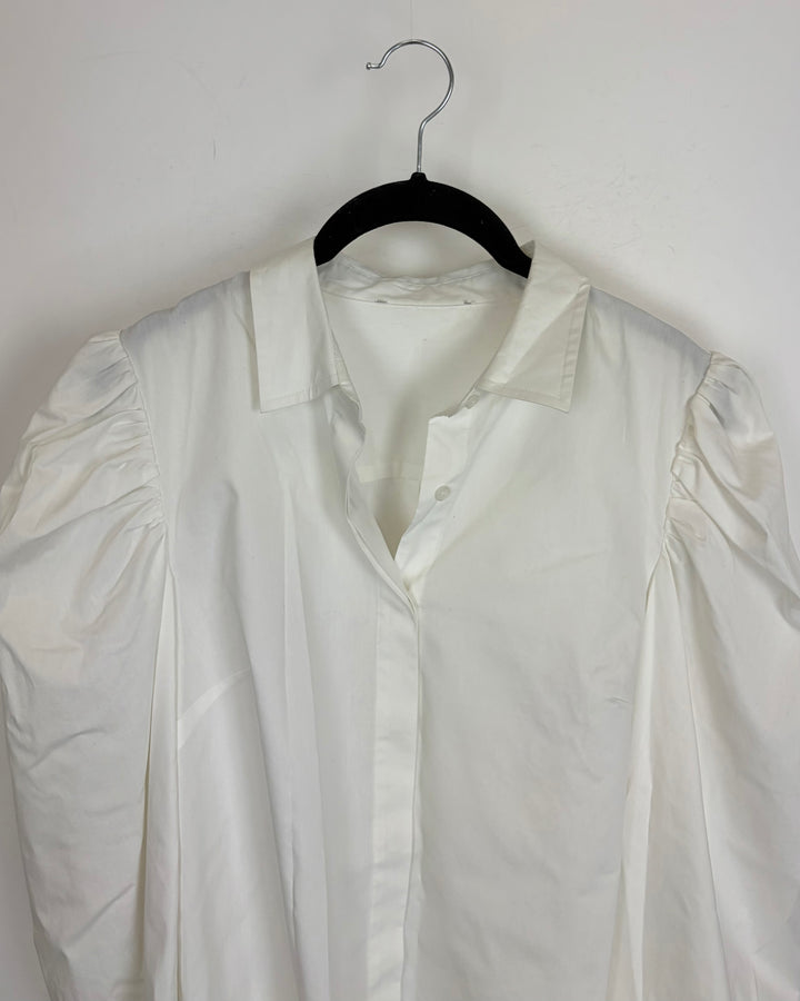 White Long Sleeve Top - Size 6/8