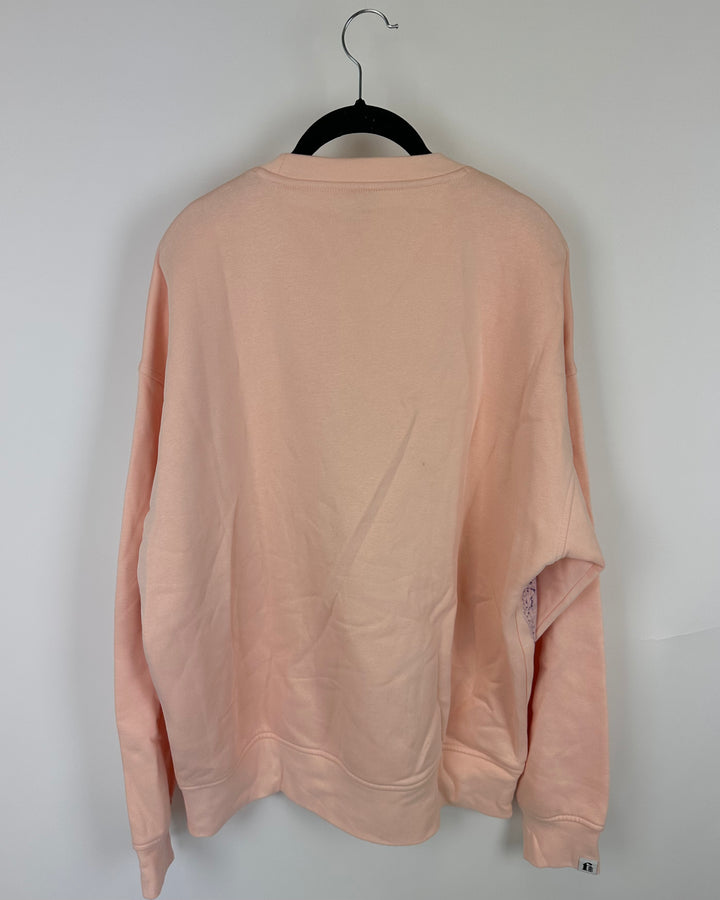 Unisex Light Pink Crewneck - Mens Medium / Women Large