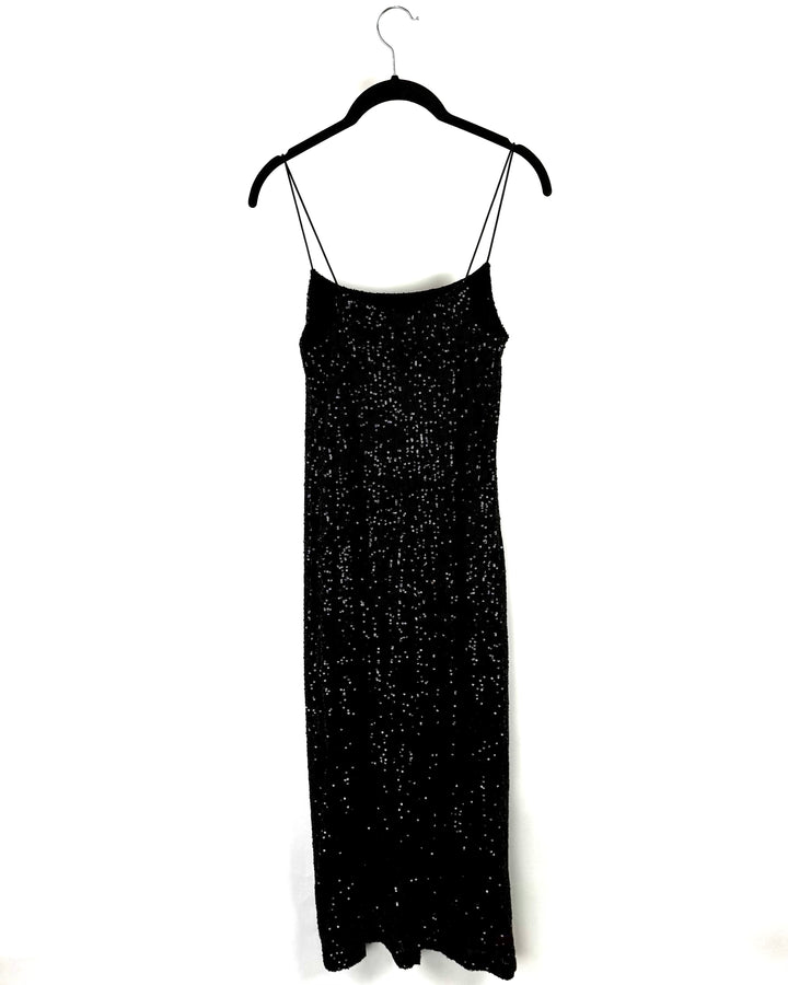 Black Sequin Dress - Size 2/4