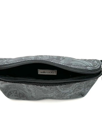 Grey Floral FannyPack