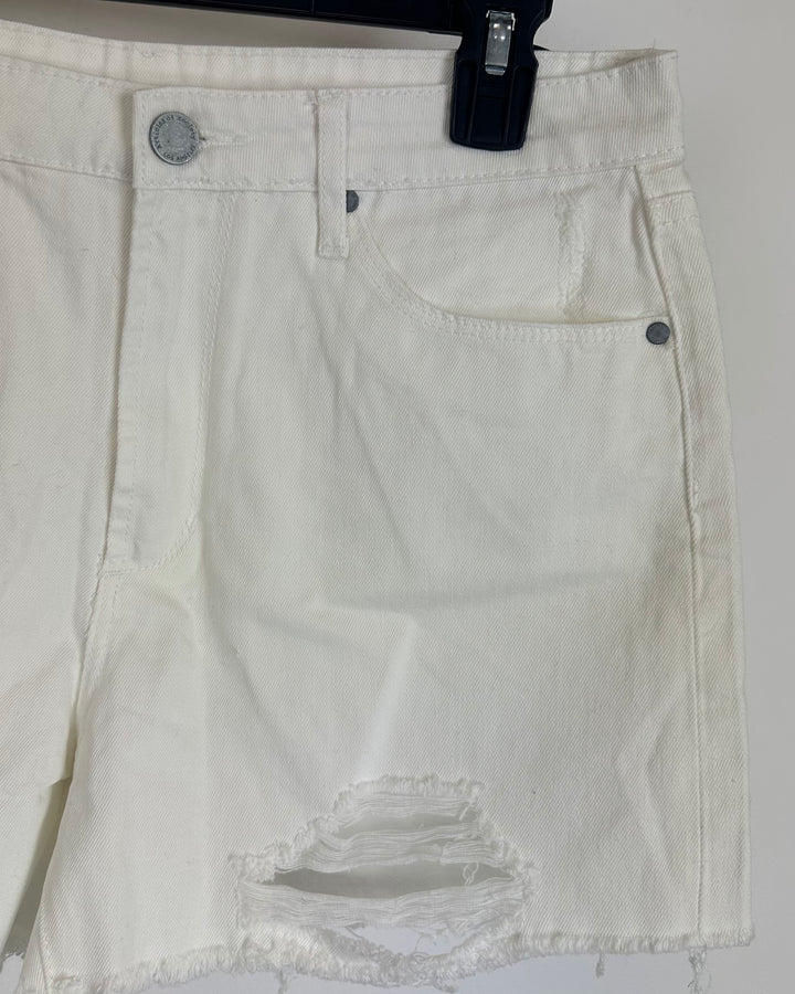 Articles of Society White Denim Shorts - Size 28