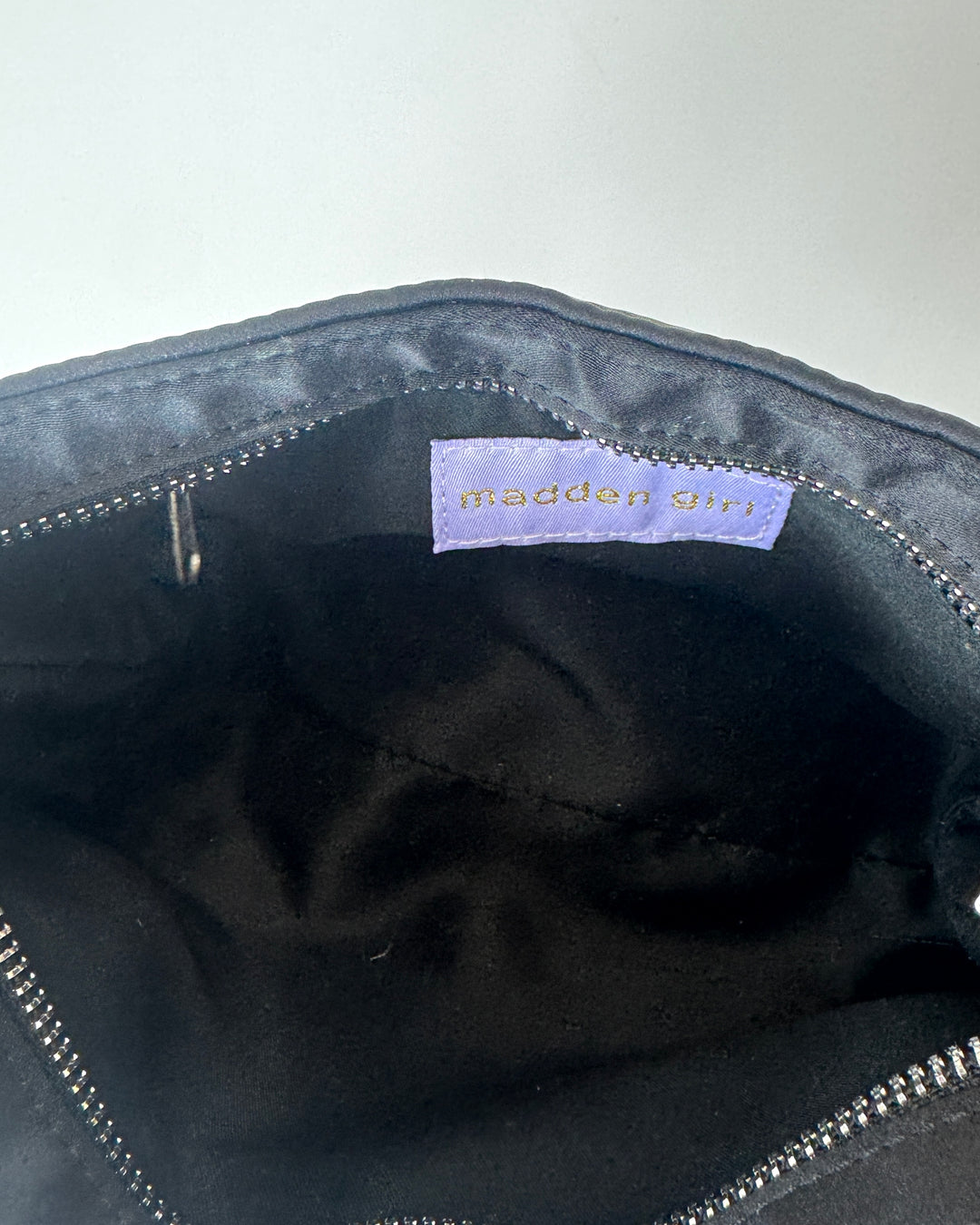 Black Fishnet Rhinestoned Bag