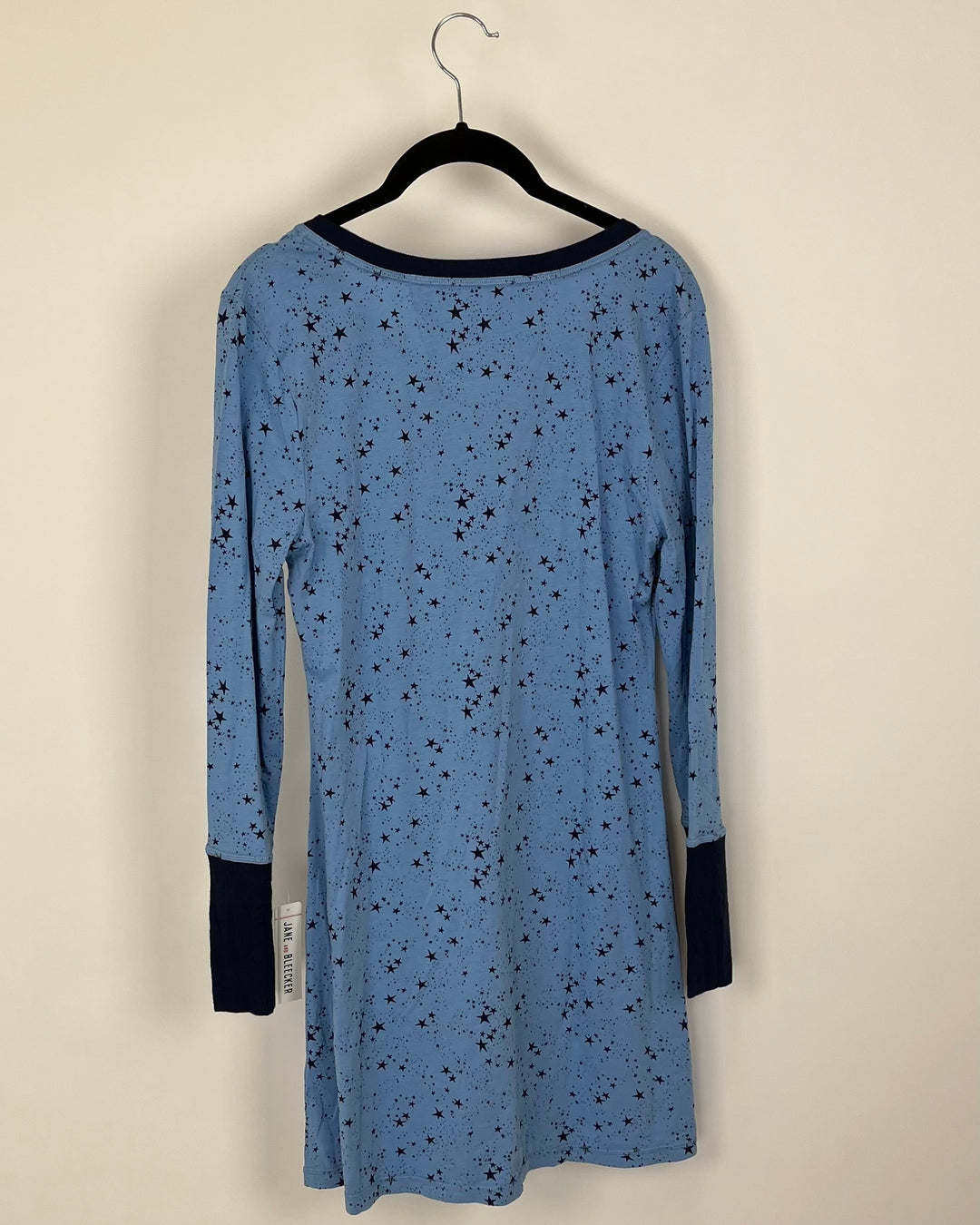 Blue Star Long Sleeve Lounge Dress - Size 4/6