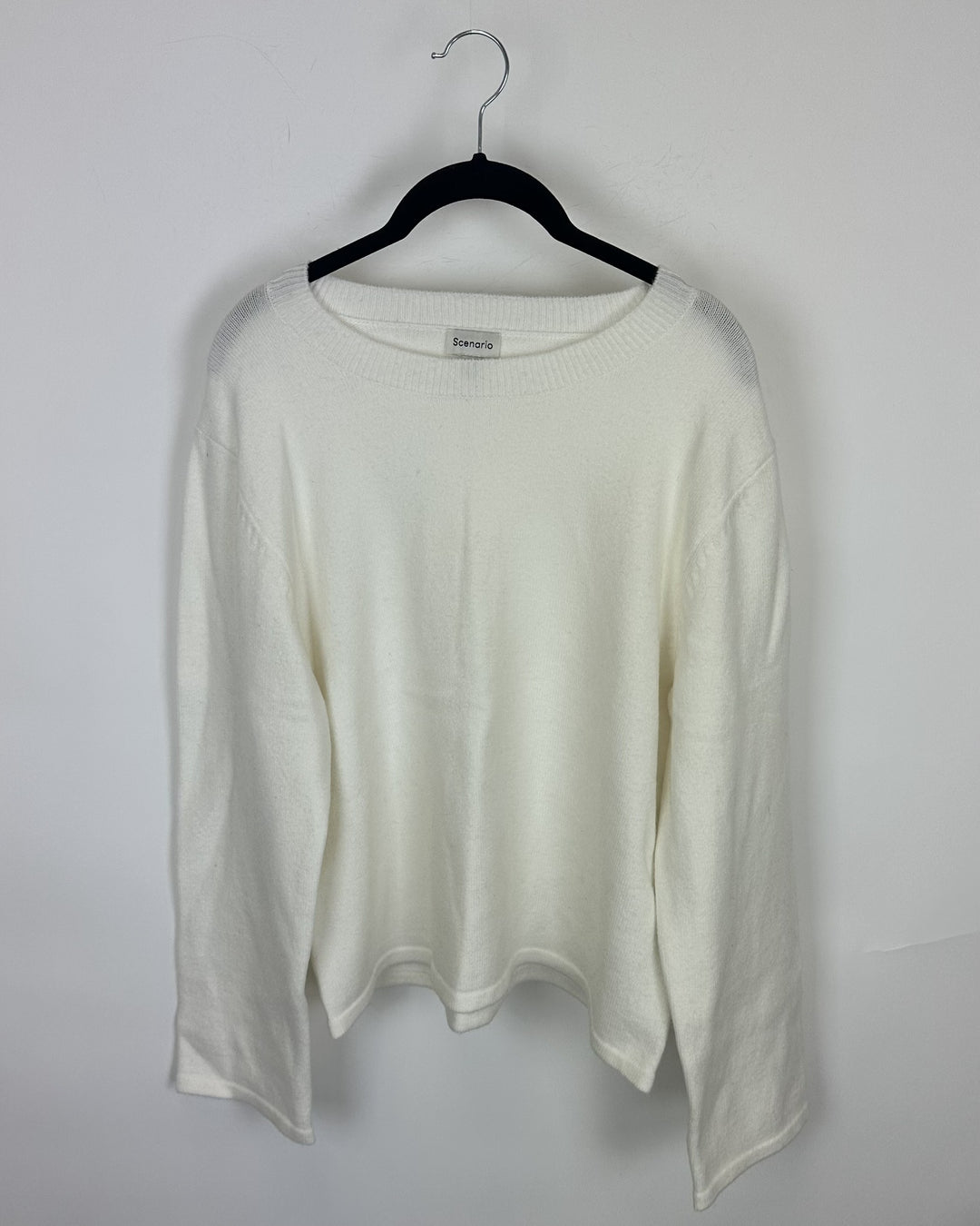Cozy White Sweater- Size 6/8