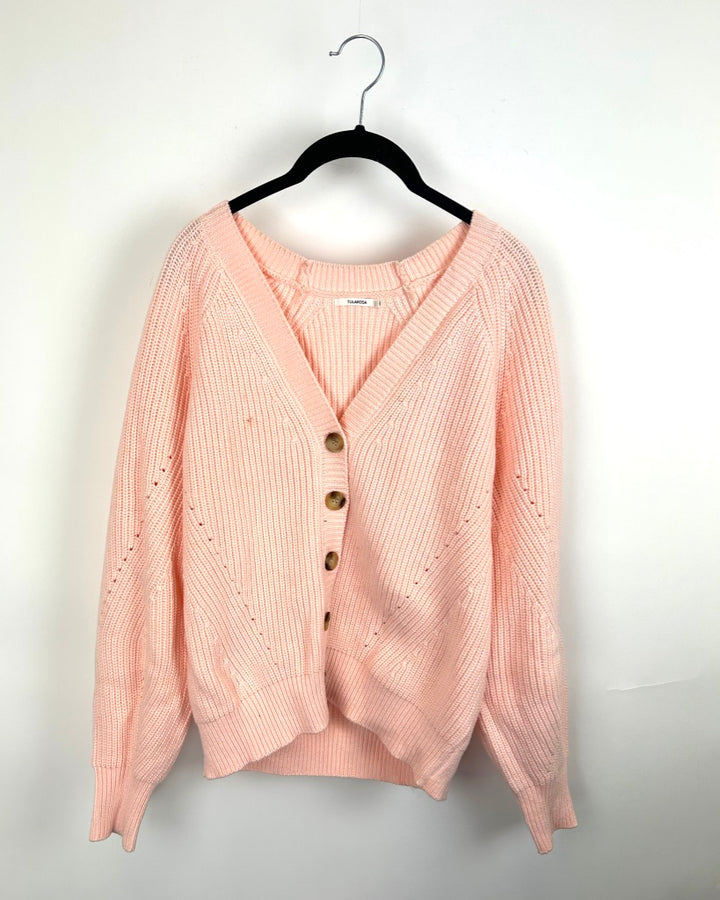 Tularosa Light Pink Cardigan - Size Extra Small