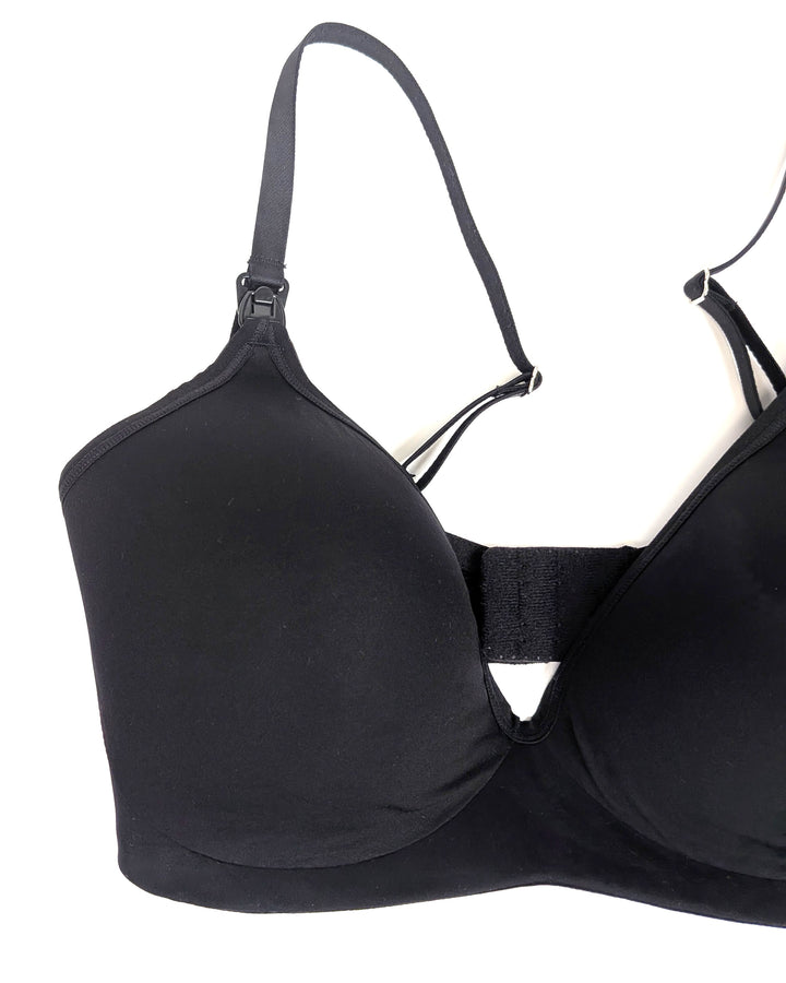 Black Wireless Nursing Bra - 34D
