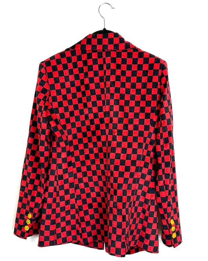 Mia Vesper Checkered Blazer - Extra Small