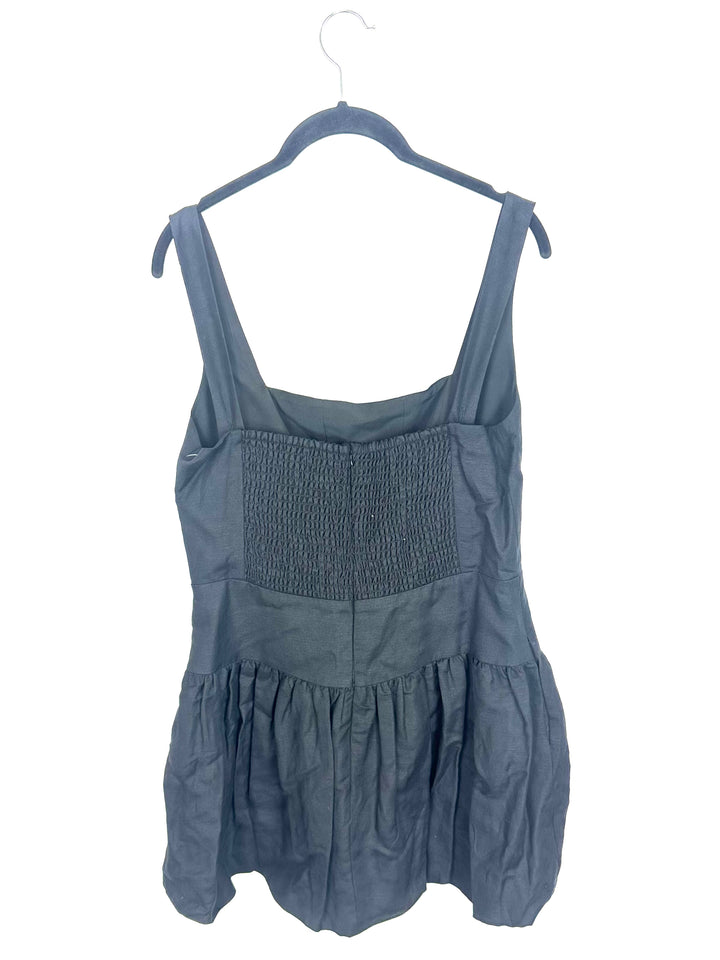 Black Tunic Flowy Top - Size 6/8