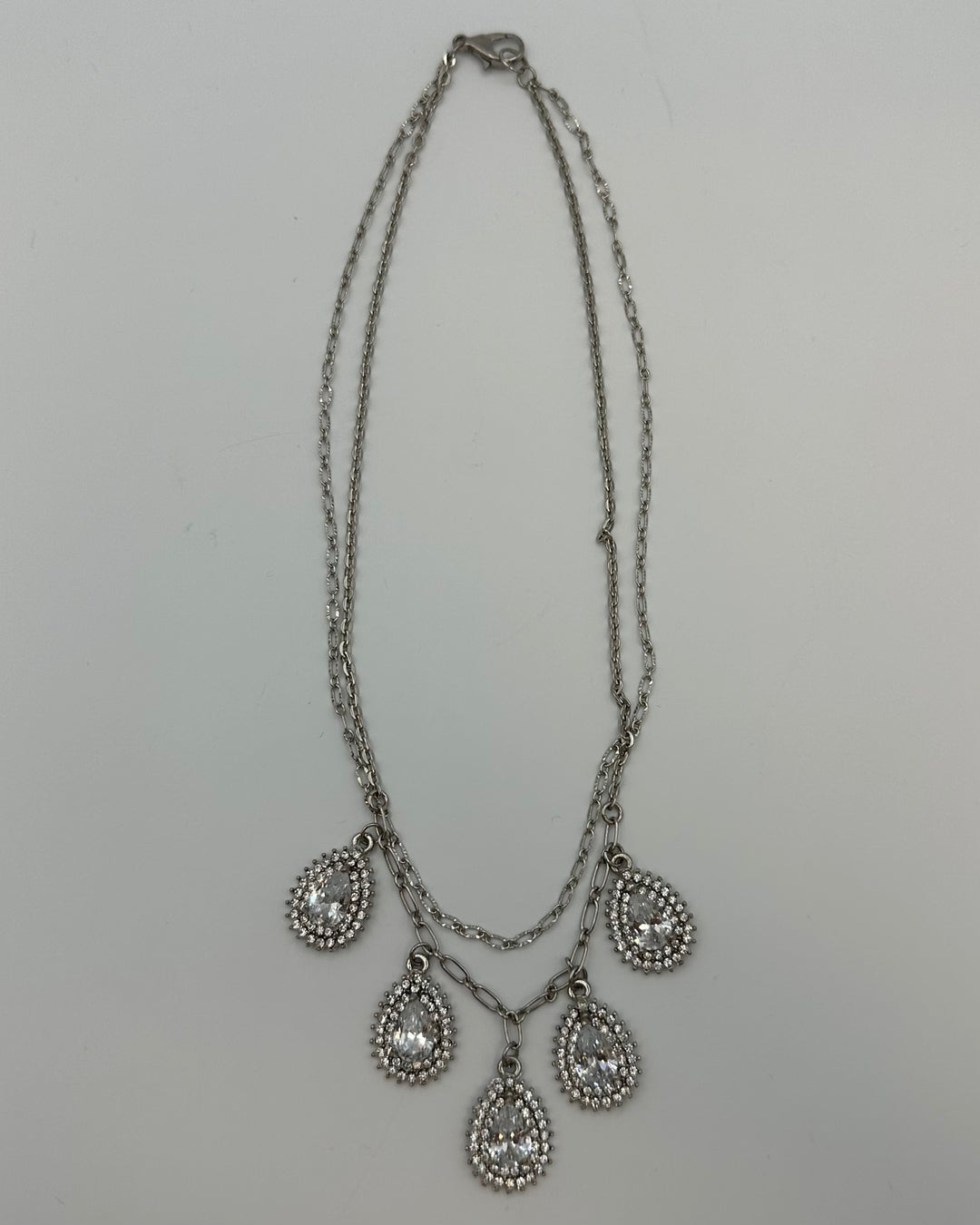 Silver Layered Necklace