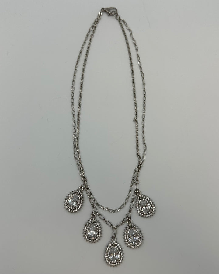 Silver Layered Necklace