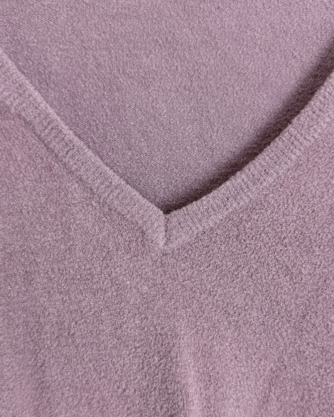 Dusty Rose V-Neckline Sweater - Size 6/8