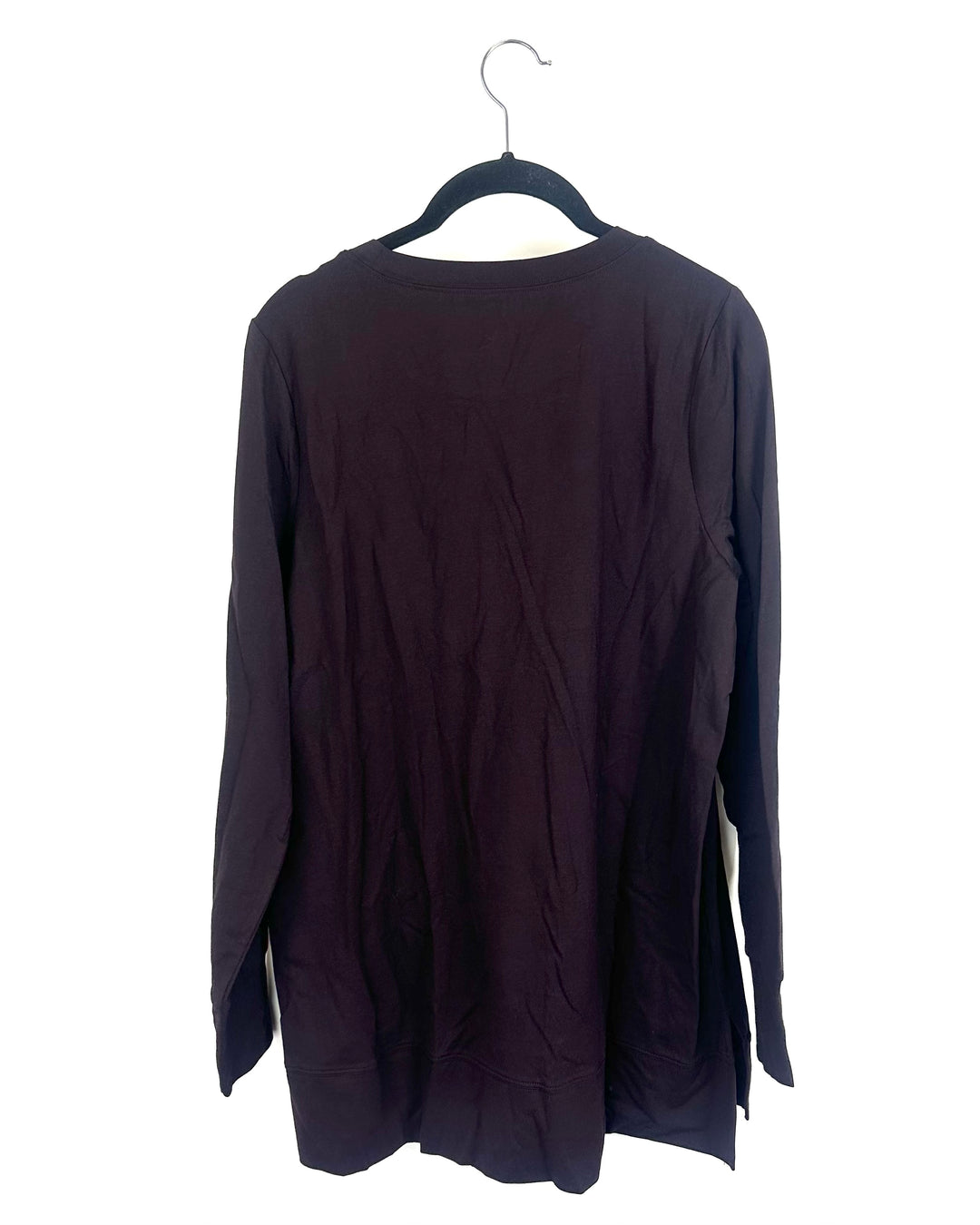 Chocolate Plum "Thankful" Long Sleeve Top- Size 6/8