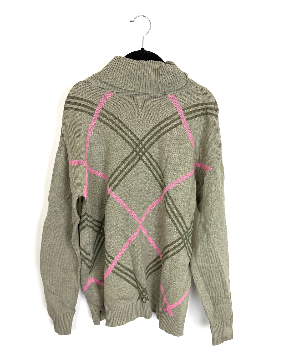 Moss Green Turtleneck Sweater - Size 6/8