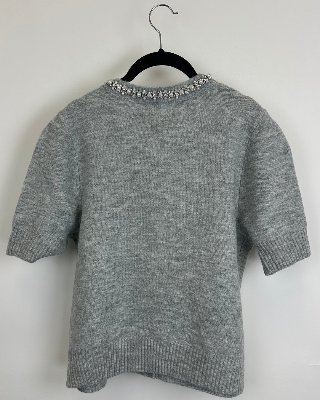 Grey Knit Sweater Top - Size 2-12