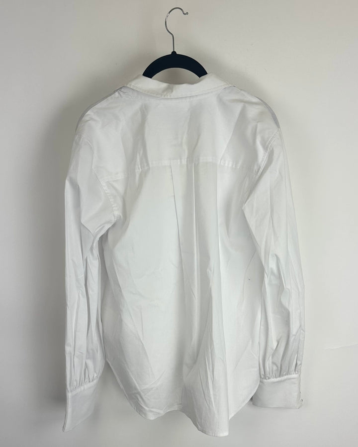 White Collared Button Up - Size 2/4