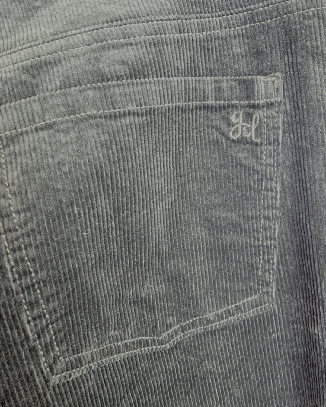 Dark Evergreen Slightly Baggy Corduroy Pants - Size 4/6