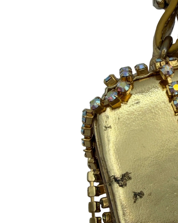 Metallic Gold Flat Mini Bag