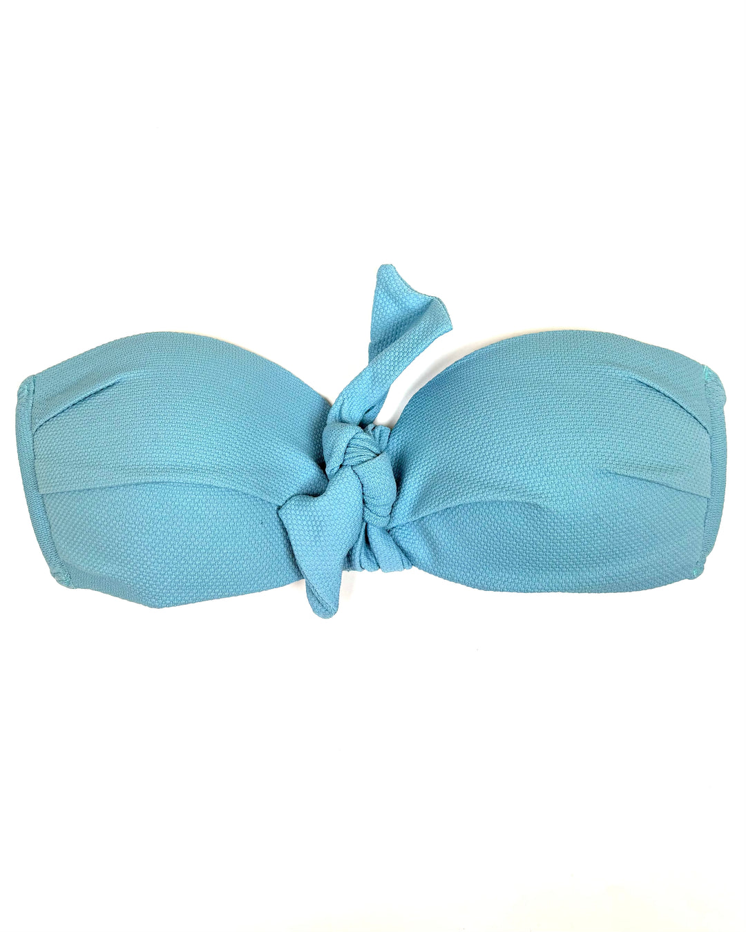 Sky Blue Textured Bikini Top - S, M, L, XL