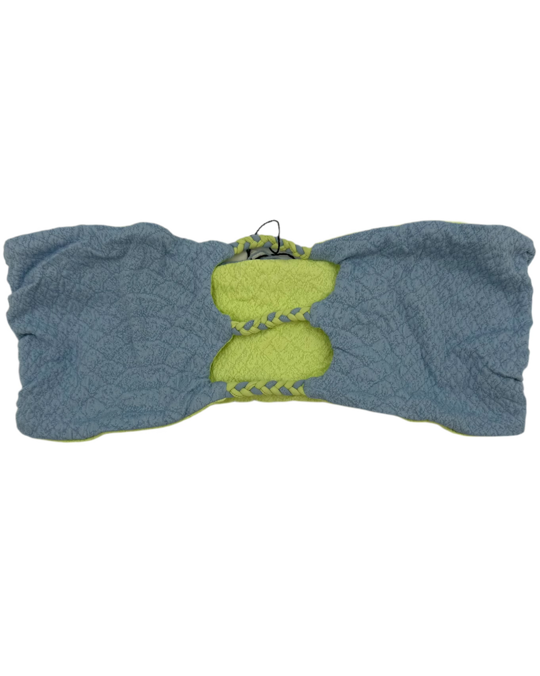 Blue And Green Reversible Strapless Bandeau Bikini Top - XS, S, M, XL, XXLXXL