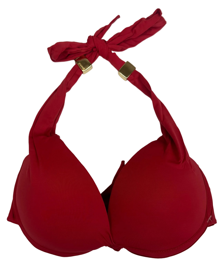 Red Halter Bikini Top - Small, Medium, Large, XL D Cup and XL DD Cup