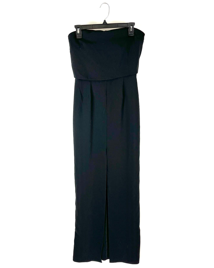 Black Sleeveless Maxi Dress - Size 4-6