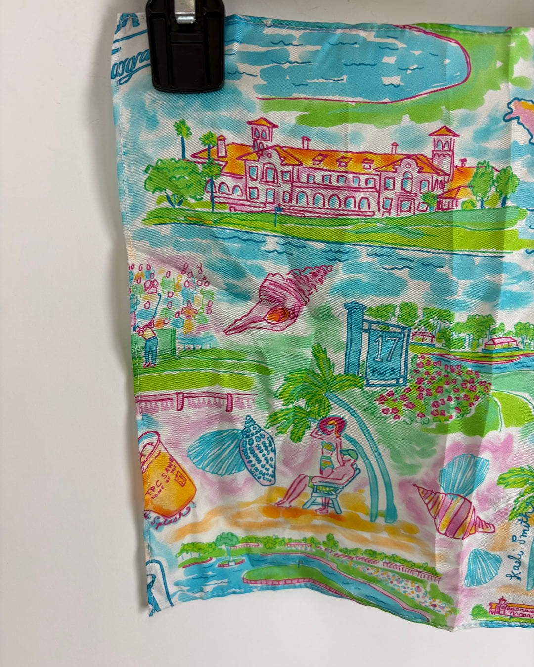 MENS Vibrant Florida Print Handkerchief
