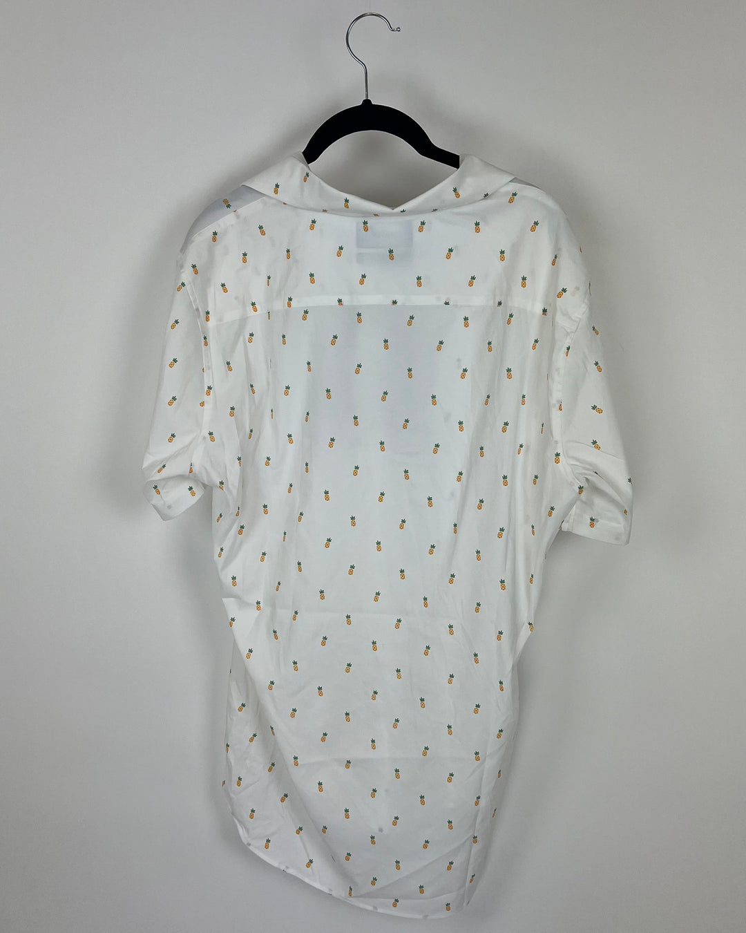 MENS Pineapple Button Down Shirt - Medium