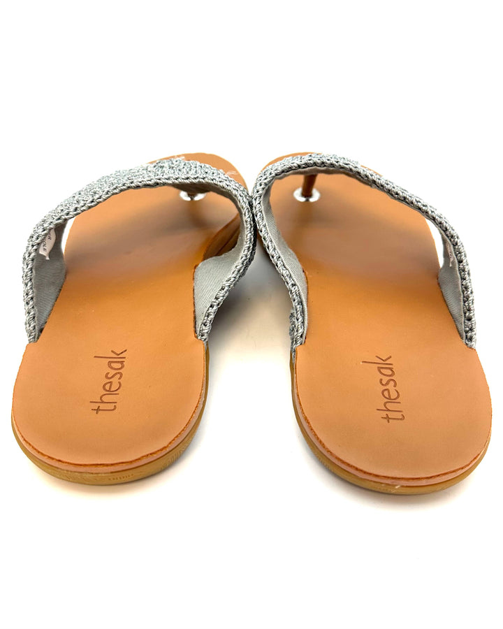 Dusty Blue Crochet Sandals - Size 6 and 8