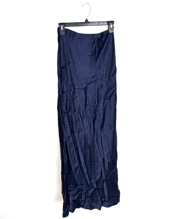 Navy Blue Long Skirt - 0/2, 2/4