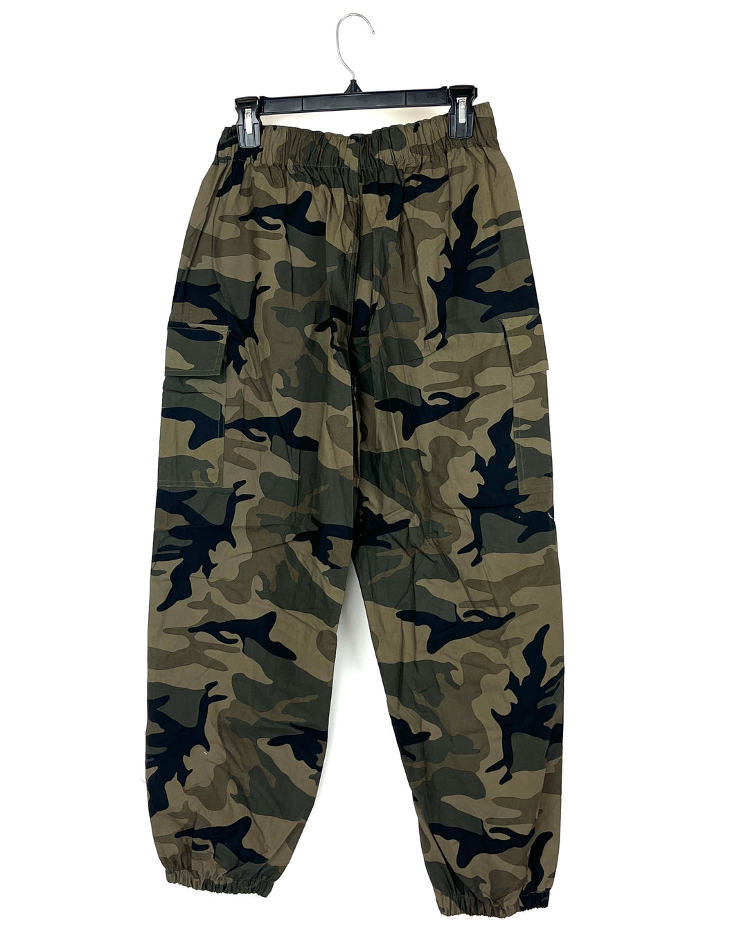Camo Cargo Parachute Joggers - Size 4/6