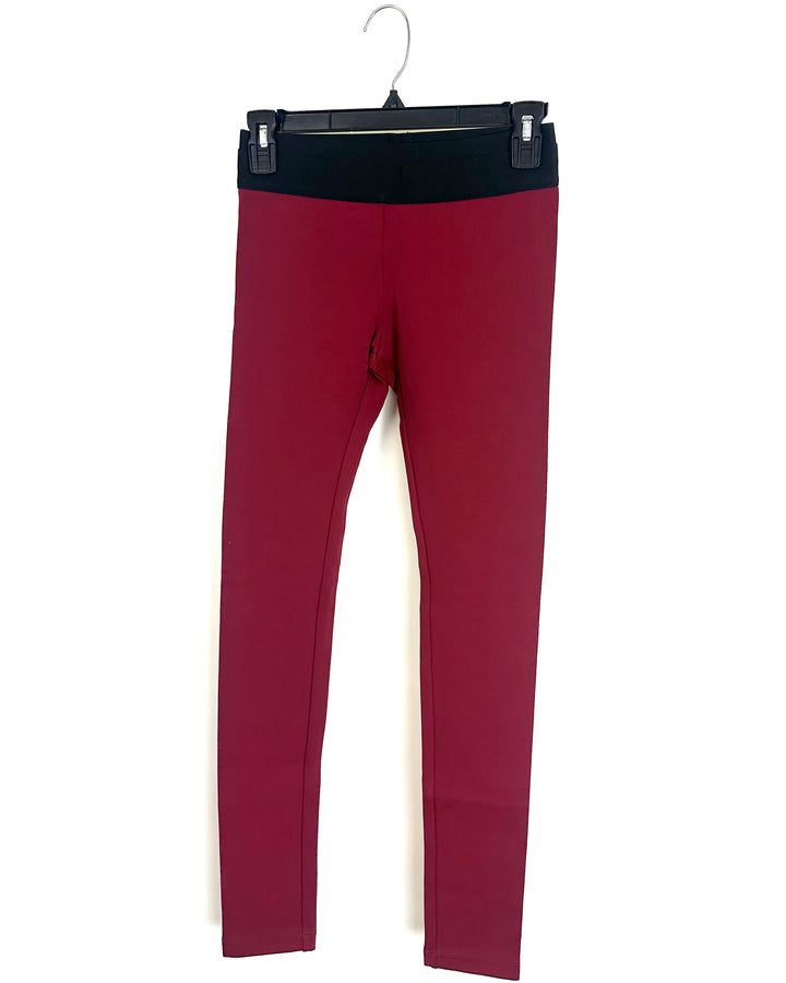 BCBG Red Leggings - Extra Small