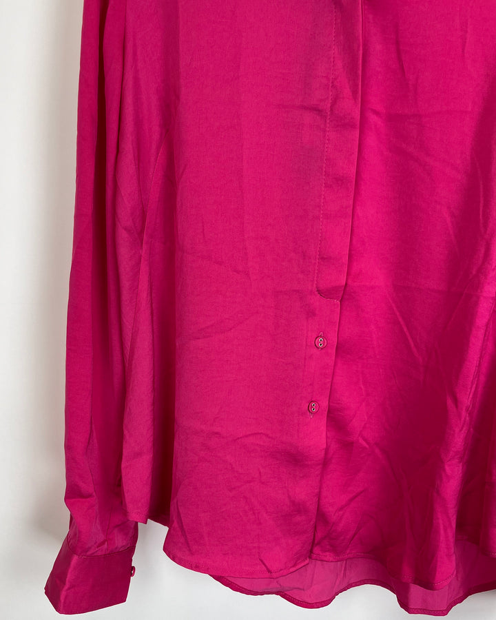 Raspberry Button Up Blouse - Size 00/0 and 0/2